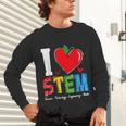 I Love STEM Student Teacher 1st Day Of School Back To School Unisex Long Sleeve T-Shirt, gift for family, gift for coworker