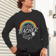 Luckiest Teacher Ever Rainbow- St Patricks Day Teacher Unisex Long Sleeve T-Shirt, gift for family, gift for coworker Luckiest Teacher Ever Rainbow- St Patricks Day Teacher Unisex Long Sleeve T-Shirt, gift for family, gift for coworker