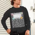 Matching Group Halloween Teacher Composition Book Notebook Unisex Long Sleeve T-Shirt, gift for family, gift for coworker Matching Group Halloween Teacher Composition Book Notebook Unisex Long Sleeve T-Shirt, gift for family, gift for coworker