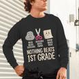 Nothing Beats 1st Grade Back To School Kids Teachers Unisex Long Sleeve T-Shirt, gift for family, gift for coworker