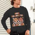 One Thankful Teacher Fall Leaves Thanksgiving Retro Unisex Long Sleeve T-Shirt, gift for family, gift for coworker One Thankful Teacher Fall Leaves Thanksgiving Retro Unisex Long Sleeve T-Shirt, gift for family, gift for coworker