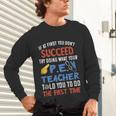 PE Teacher Succeed Sport Teacher School Fitness Gym Class Men Women Unisex Long Sleeve T-Shirt, gift for family, gift for coworker