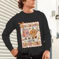Pumpkin Teacher Preppy Fall In Love With Learning Autumn Unisex Long Sleeve T-Shirt, gift for family, gift for coworker