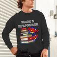 Reading Is My Super Power Superhero Best English Teacher Unisex Long Sleeve T-Shirt, gift for family, gift for coworker