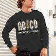 Retro Abcd Teacher Novelty Back To School Teacher Unisex Long Sleeve T-Shirt, gift for family, gift for coworker Retro Abcd Teacher Novelty Back To School Teacher Unisex Long Sleeve T-Shirt, gift for family, gift for coworker