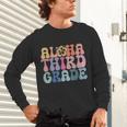 Retro Aloha Third Grade Teacher Summer Vacation Beach Hawaii Unisex Long Sleeve T-Shirt, gift for family, gift for coworker