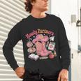 Retro Howdy Partners Cowgirl Cowboy Teacher Back To School Unisex Long Sleeve T-Shirt, gift for family, gift for coworker