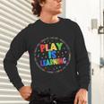 Retro Play Is Learning Teacher Back To School Unisex Long Sleeve T-Shirt, gift for family, gift for coworker Retro Play Is Learning Teacher Back To School Unisex Long Sleeve T-Shirt, gift for family, gift for coworker