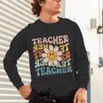 Retro Teacher Daisy Colorful Elementary School Teacher Unisex Long Sleeve T-Shirt, gift for family, gift for coworker Retro Teacher Daisy Colorful Elementary School Teacher Unisex Long Sleeve T-Shirt, gift for family, gift for coworker