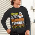 This Is My Scary Reading Teacher Costume Halloween School Unisex Long Sleeve T-Shirt, gift for family, gift for coworker
