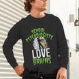 School Psychologists Love Brains Halloween Teacher Counselor Unisex Long Sleeve T-Shirt, gift for family, gift for coworker School Psychologists Love Brains Halloween Teacher Counselor Unisex Long Sleeve T-Shirt, gift for family, gift for coworker