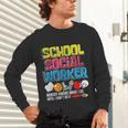 School Social Worker Teacher Caseworker Public Servant LSW Unisex Long Sleeve T-Shirt, gift for family, gift for coworker School Social Worker Teacher Caseworker Public Servant LSW Unisex Long Sleeve T-Shirt, gift for family, gift for coworker