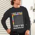 I Got Skills They'Re Multiplying Nerd Math Teacher Unisex Long Sleeve T-Shirt, gift for family, gift for coworker I Got Skills They'Re Multiplying Nerd Math Teacher Unisex Long Sleeve T-Shirt, gift for family, gift for coworker