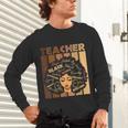 Smart Teacher Afro Girl Melanin African American Wowen Unisex Long Sleeve T-Shirt, gift for family, gift for coworker