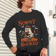 Sorry I'm Booked Ghost Reading Book Lover Teacher Halloween Unisex Long Sleeve T-Shirt, gift for family, gift for coworker Sorry I'm Booked Ghost Reading Book Lover Teacher Halloween Unisex Long Sleeve T-Shirt, gift for family, gift for coworker
