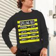 Spelling Bee Pun Halloween Costume For Teachers Unisex Long Sleeve T-Shirt, gift for family, gift for coworker