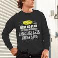 Super Language Arts Teacher Have No Fear T-Shirt Unisex Long Sleeve T-Shirt, gift for family, gift for coworker