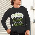 I Teach The Cutest Little Monsters Halloween Teacher Spooky Unisex Long Sleeve T-Shirt, gift for family, gift for coworker
