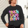 Teach Love Inspire Preppy Back To School Teacher Women Unisex Long Sleeve T-Shirt, gift for family, gift for coworker Teach Love Inspire Preppy Back To School Teacher Women Unisex Long Sleeve T-Shirt, gift for family, gift for coworker