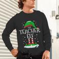 The Teacher Elf Christmas Family Matching Xmas Group For Men Women Unisex Long Sleeve T-Shirt, gift for family, gift for coworker
