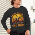 Teacher Halloween All English Teachers Love Brains Unisex Long Sleeve T-Shirt, gift for family, gift for coworker