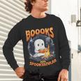 Teacher Halloween Ghost Reading Book Animal Boooks Are Unisex Long Sleeve T-Shirt, gift for family, gift for coworker Teacher Halloween Ghost Reading Book Animal Boooks Are Unisex Long Sleeve T-Shirt, gift for family, gift for coworker