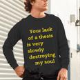 Teacher Or Professor Essay Thesis Writing Joke For Men Women Unisex Long Sleeve T-Shirt, gift for family, gift for coworker Teacher Or Professor Essay Thesis Writing Joke For Men Women Unisex Long Sleeve T-Shirt, gift for family, gift for coworker