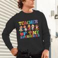 Teacher Of Tiny Superheroes Teach 100th Day Of School Unisex Long Sleeve T-Shirt, gift for family, gift for coworker Teacher Of Tiny Superheroes Teach 100th Day Of School Unisex Long Sleeve T-Shirt, gift for family, gift for coworker