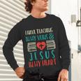 Teaching In My Veins Jesus In My Heart God Christian Teacher Unisex Long Sleeve T-Shirt, gift for family, gift for coworker Teaching In My Veins Jesus In My Heart God Christian Teacher Unisex Long Sleeve T-Shirt, gift for family, gift for coworker