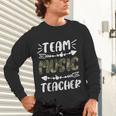Team Music Teacher Camo Teacher Student Back To School Unisex Long Sleeve T-Shirt, gift for family, gift for coworker Team Music Teacher Camo Teacher Student Back To School Unisex Long Sleeve T-Shirt, gift for family, gift for coworker