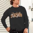 Thankful Teacher Autumn Fall Teacher Thanksgiving Youth Unisex Long Sleeve T-Shirt, gift for family, gift for coworker