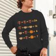 Thanksgiving Order Of Operations Turkey Quiz Math Teacher Unisex Long Sleeve T-Shirt, gift for family, gift for coworker