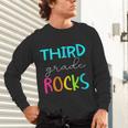 Third Grade Rocks Shirt Team 3rd Grade Teacher Unisex Long Sleeve T-Shirt, gift for family, gift for coworker