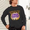This Is My Tired Teacher Costume Halloween Teachers Unisex Long Sleeve T-Shirt, gift for family, gift for coworker This Is My Tired Teacher Costume Halloween Teachers Unisex Long Sleeve T-Shirt, gift for family, gift for coworker