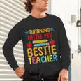 Twinning With My Bestie Teacher Boy Spirit Week Twin Day Unisex Long Sleeve T-Shirt, gift for family, gift for coworker Twinning With My Bestie Teacher Boy Spirit Week Twin Day Unisex Long Sleeve T-Shirt, gift for family, gift for coworker