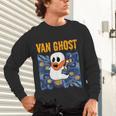 Van Ghost Art Teacher Halloween Van Gogh Starry Night Unisex Long Sleeve T-Shirt, gift for family, gift for coworker Van Ghost Art Teacher Halloween Van Gogh Starry Night Unisex Long Sleeve T-Shirt, gift for family, gift for coworker