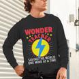 Wonder Teacher Costume Shirt Teacher Halloween Costume Men Women Unisex Long Sleeve T-Shirt, gift for family, gift for coworker