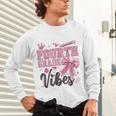 4th Fourth Grade Vibes Back To School Coquette Teacher Girl Unisex Long Sleeve T-Shirt, gift for family, gift for coworker