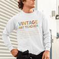 Art Teacher Definition Back To School First Day Unisex Long Sleeve T-Shirt, gift for family, gift for coworker