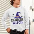ESL Teacher Witch Halloween Matching Group Costume Unisex Long Sleeve T-Shirt, gift for family, gift for coworker ESL Teacher Witch Halloween Matching Group Costume Unisex Long Sleeve T-Shirt, gift for family, gift for coworker
