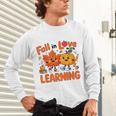 Fall In Love With Learning Thanksgiving Teacher Student Kids Unisex Long Sleeve T-Shirt, gift for family, gift for coworker Fall In Love With Learning Thanksgiving Teacher Student Kids Unisex Long Sleeve T-Shirt, gift for family, gift for coworker