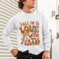Fall In Love With Science Math Teacher Fall Thanksgiving Unisex Long Sleeve T-Shirt, gift for family, gift for coworker