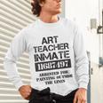 Halloween Art Teacher Prisoner Costume Unisex Long Sleeve T-Shirt, gift for family, gift for coworker Halloween Art Teacher Prisoner Costume Unisex Long Sleeve T-Shirt, gift for family, gift for coworker
