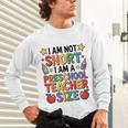 I'm Not Short I'm A Preschool Teacher Size Quote Women Unisex Long Sleeve T-Shirt, gift for family, gift for coworker I'm Not Short I'm A Preschool Teacher Size Quote Women Unisex Long Sleeve T-Shirt, gift for family, gift for coworker
