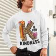 K Is For Kindness Unity Day Teacher Kids Unisex Long Sleeve T-Shirt, gift for family, gift for coworker