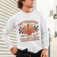 One Thankful Teacher Thanksgiving Retro Groovy Fall Teachers Unisex Long Sleeve T-Shirt, gift for family, gift for coworker One Thankful Teacher Thanksgiving Retro Groovy Fall Teachers Unisex Long Sleeve T-Shirt, gift for family, gift for coworker