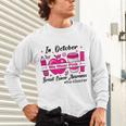 Pre-k Teacher In October We Wear Pink Breast Cancer Unisex Long Sleeve T-Shirt, gift for family, gift for coworker