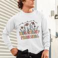 Retro Floral Assistant Principal Shirt For Teachers Day Unisex Long Sleeve T-Shirt, gift for family, gift for coworker