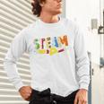 Steam Teacher Science Tech Engineering Arts Maker Unisex Long Sleeve T-Shirt, gift for family, gift for coworker
