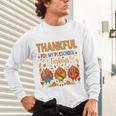 Teach Thanksgiving Teacher Thankful For My Preschool Turkeys Unisex Long Sleeve T-Shirt, gift for family, gift for coworker